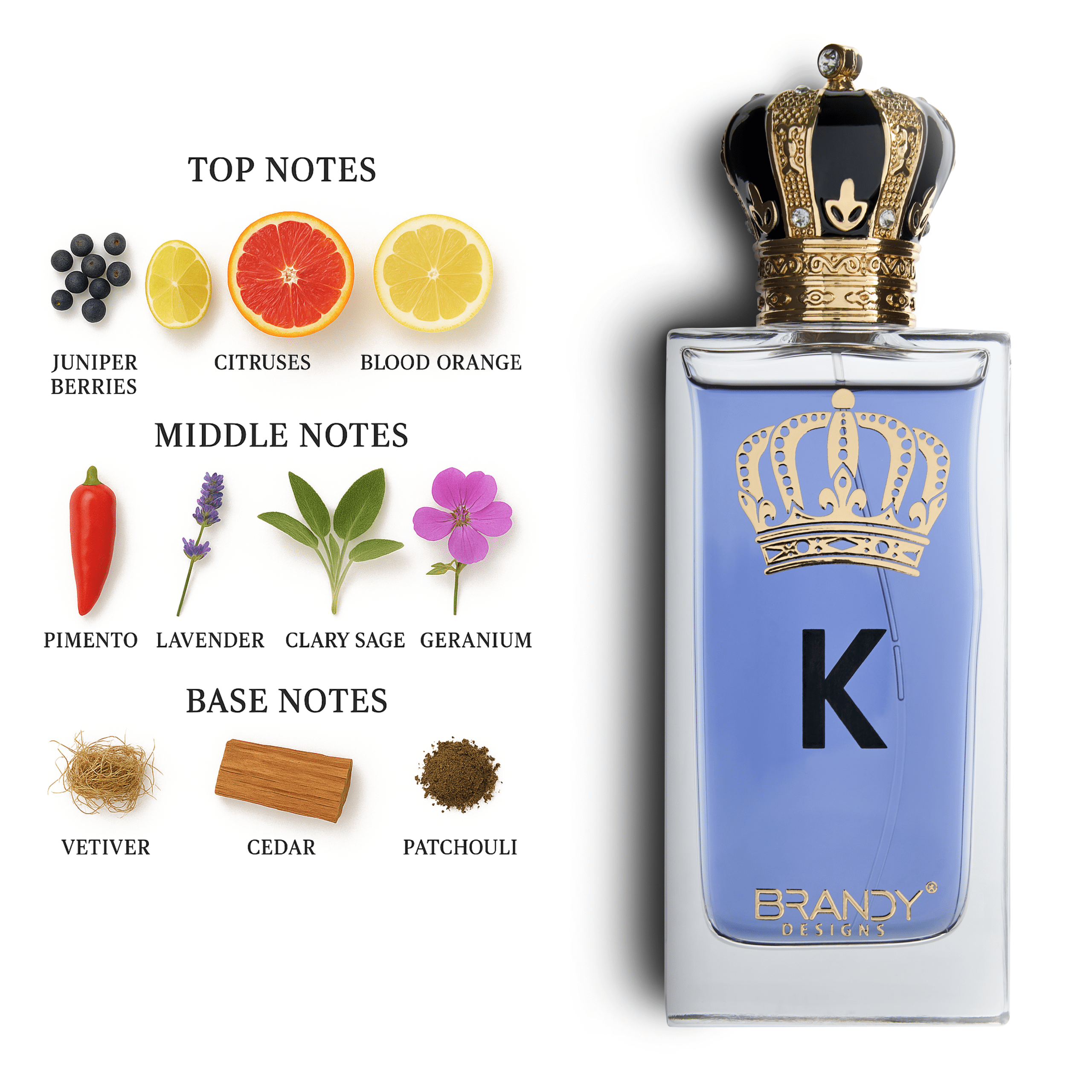 Daniel & Gloria King Eau De Parfum For men – 100ml - Image 5