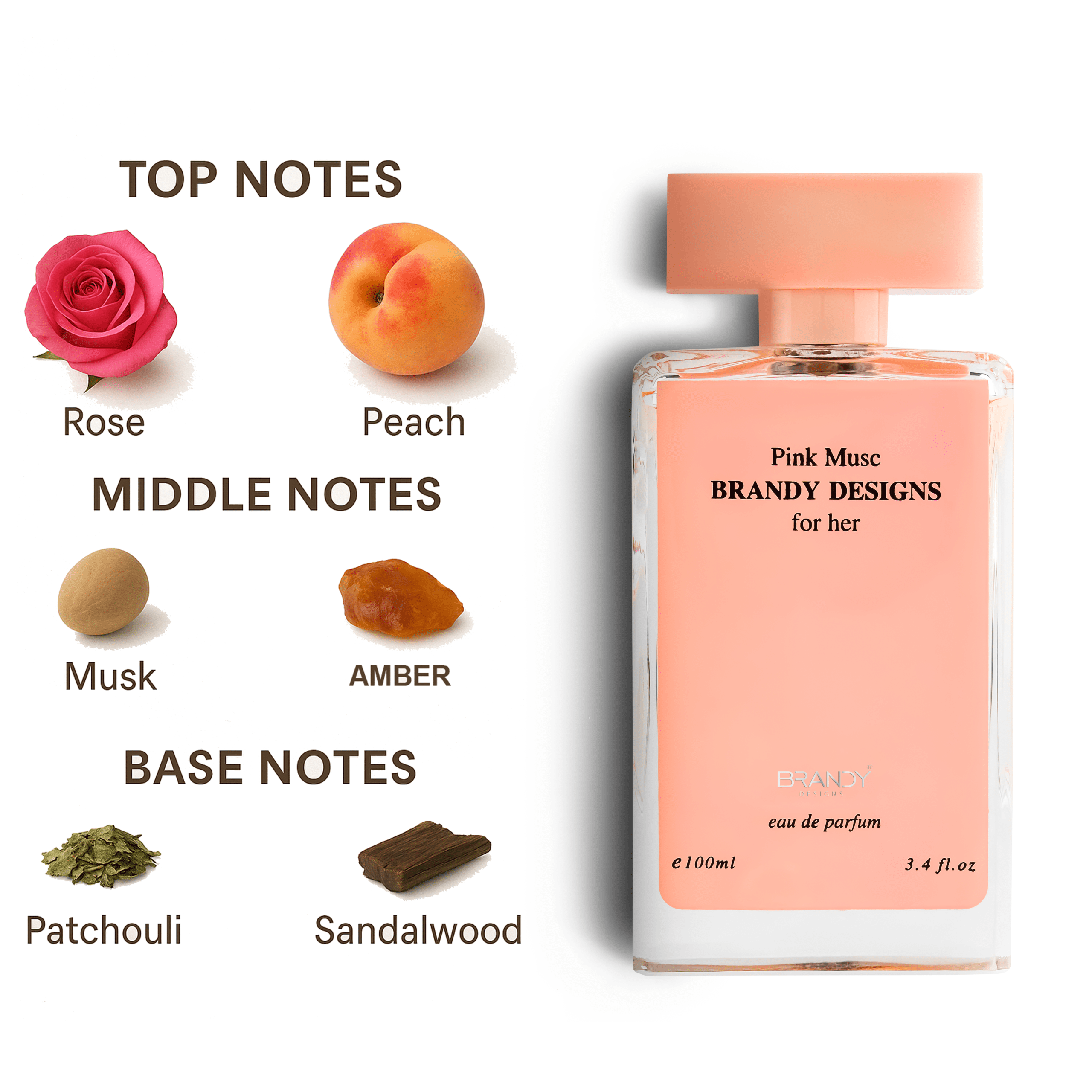 PINK MUSC BLACK Eau De Parfum For Women – 100ml - Image 5