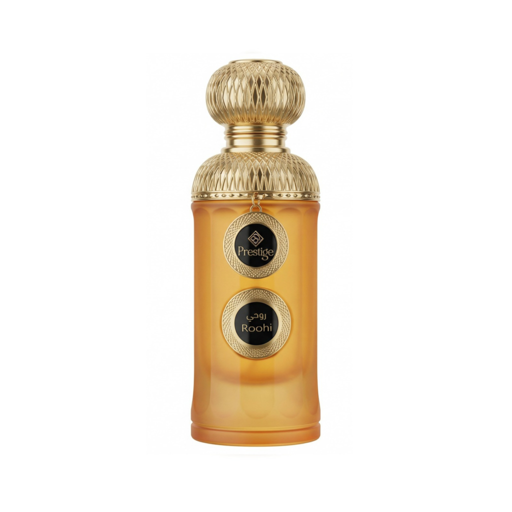 ROOHI Extrait de Parfum for Unisex 100ml with Cardamom Saffron Black Pepper White Woods Patchouli Musk and Vanilla Notes